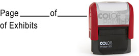 L42S+-+General+Legal+PAGE+OF+%2f+EXHIBITS+Self-Inking+Stamp+