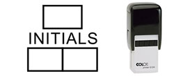 L44S+-+General+Legal+INITIAL+(3+box)+Self-Inking+Stamp