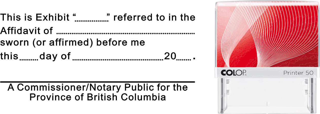 L32S+-+%22Exhibit%22+Self-Inking+Stamp