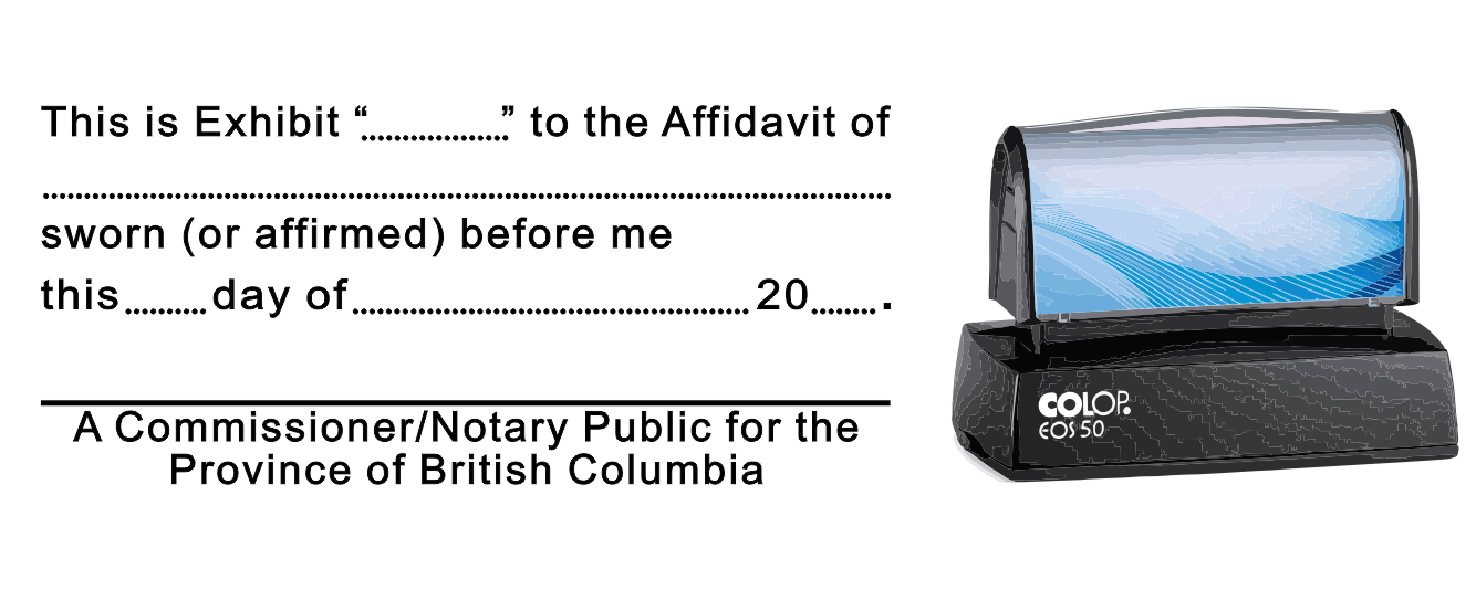 L34P+-+%22Exhibit%22+Pre-Inked+Stamp