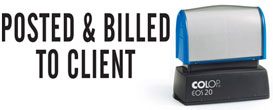 ON43P+-+General+Legal+POSTED+%26+BILLED+Pre-Inked+Stamp
